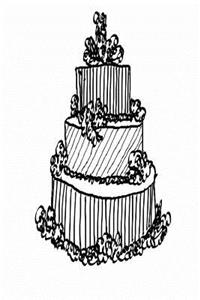 Wedding Journal Wedding Cake Sketch