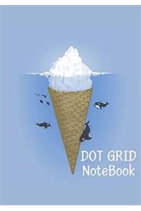 Dot Grid Notebook: Ice Cream