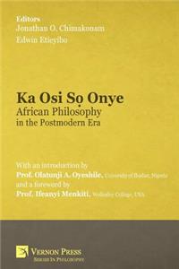 Ka Osi Sọ Onye