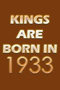 Kings Are Born In 1933 Notebook