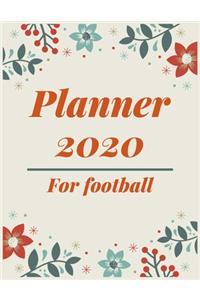 Planner 2020 for football