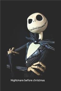Nightmare before christmas journal/Notebook