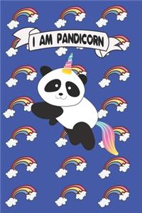 I am Pandicorn Gift for Girls
