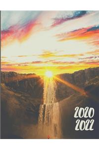 2020-2022 Three 3 Year Planner Positivity Monthly Calendar Gratitude Agenda Schedule Organizer