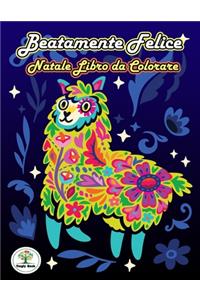 Beatamente Felice - Natale Libro da Colorare