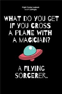 What do you get if you cross a plane with a magician? A flying sorcerer.