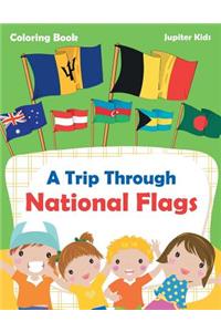 Trip Through National Flags Coloring Book