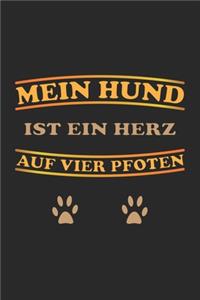 Mein Hund ist ein Herz auf vier Pfoten
