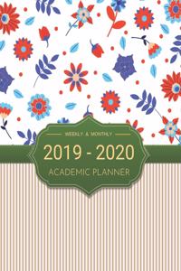 2019-2020 Academic Planner Weekly And Monthly