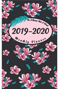 F4 Monthly Planner Blooming Flowers