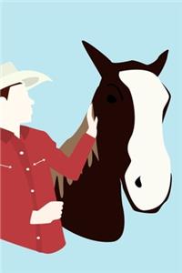 2020 Weekly Planner Horse Illustration Equine Cowgirl Horse 134 Pages