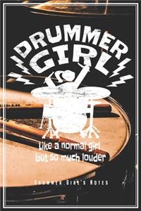 Drummer Girl - Drummer Girl's Notes