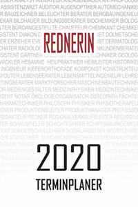 Rednerin - 2020 Terminplaner