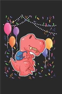 Funny School T-Rex Dinosaur Notebook