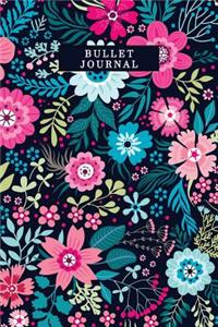 Bullet Journal: Awesome Designer Bullet Journal - 120-Page 1/2 Inch Dot Grid Trendy Pattern Notebook - 6 X 9 Perfect Bound Paperback