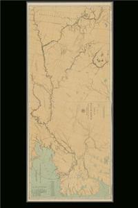 Vintage 1898 Map of Yukon River, Alaska Journal: 150 Page Lined Notebook/Diary
