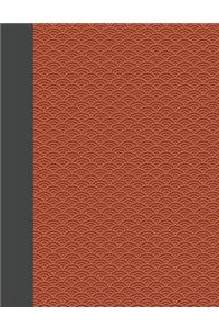 Notebook Japanese Red Wave