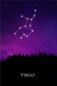 Virgo Constellation Night Sky Astrology Symbol Zodiac Horoscope Journal