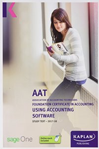 Using Accounting Software - Study Text