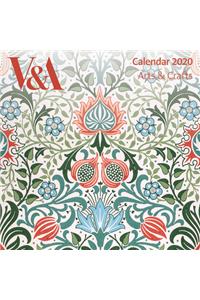 V&A Arts & Crafts - Mini Wall Calendar 2020 (Art Calendar)