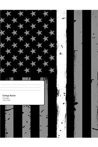 Thin White Line Composition Notebook