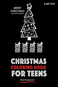 Christmas Coloring Book For Teens