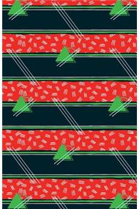 Journal Notebook Abstract Pattern Green Triangles