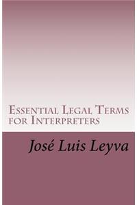 Essential Legal Terms for Interpreters