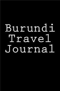 Burundi Travel Journal