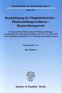 Beschrankung Des Flughafenbetriebs - Planfeststellungsverfahren - Raumordnungsrecht