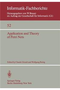 Application and Theory of Petri Nets
