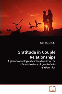 Gratitude in Couple Relationships