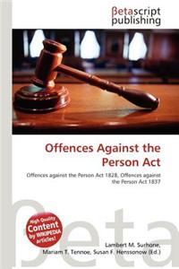 Offences Against the Person ACT