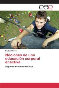 Nociones de una educación corporal enactiva