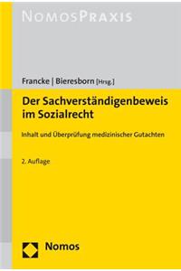 Der Sachverstandigenbeweis Im Sozialrecht