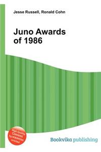 Juno Awards of 1986