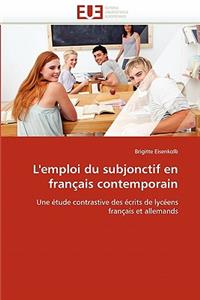 L''emploi du subjonctif en français contemporain