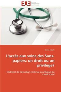 L'Accès Aux Soins Des Sans-Papiers