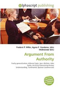 Argument from Authority