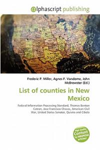 List of Counties in New Mexico