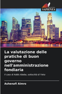 valutazione delle pratiche di buon governo nell'amministrazione fondiaria