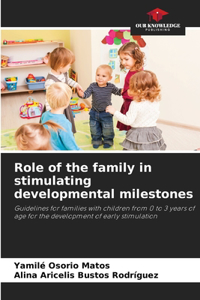 Role of the family in stimulating developmental milestones