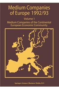 Medium Companies of Europe 1992/93