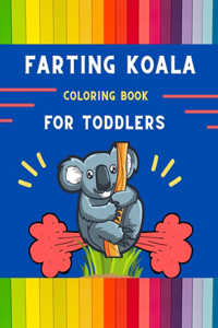 Farting koala coloring book for toddlers
