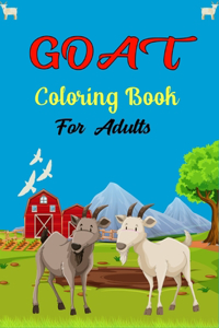 GOAT Coloring Book For Adults