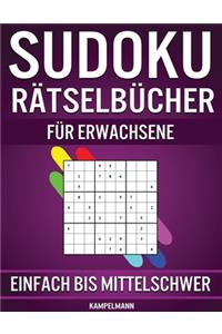 Sudoku Rätselbücher für Erwachsene Einfach bis Mittelschwer