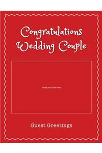 Congratulations Wedding Couples