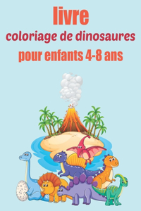 livre de coloriage de dinosaures pour enfants 4-8 ans