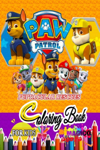 Paw Patrol Coloring Book Puptacular Rescues for kids