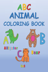 ABC Animal Coloring Book